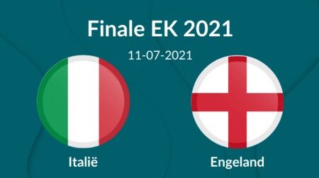 Vandaag zondag (11 juli 2021) speelt Engeland tegen Italië in de finale van het Euros voetbaltoernooi in het Wembley Stadium