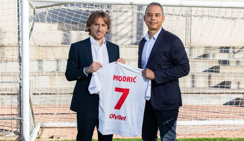 Luka Modrić communiceert met Galácticos-fans via Olybet-deal