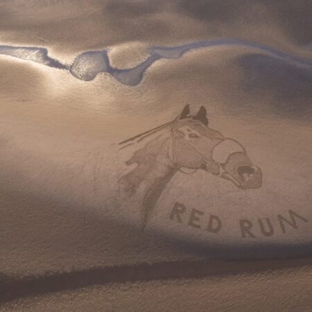 Het leven van legendarische rode rum gevierd door Sean Corcoran-kunst