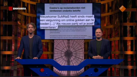 Het satirische BNNVARA-programma: Even tot hier wordt aandacht besteed aan online gokken.