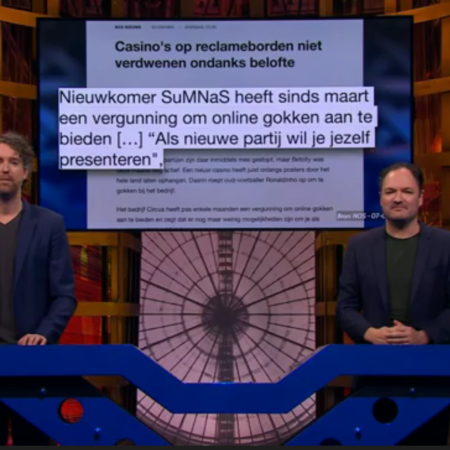 Het satirische BNNVARA-programma: Even tot hier wordt aandacht besteed aan online gokken.