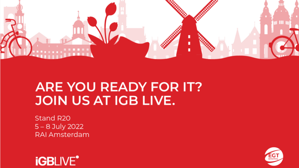 EGT Digital presenteert nieuwe in-house producten op iGB Live! 2022