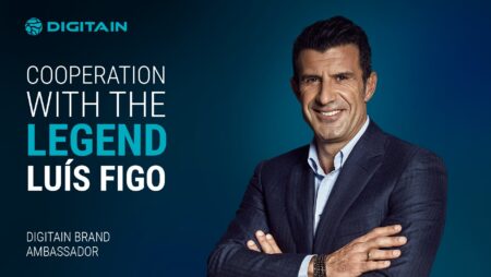 Digitain benoemt voetballegende Luís Figo als officiële merkambassadeur