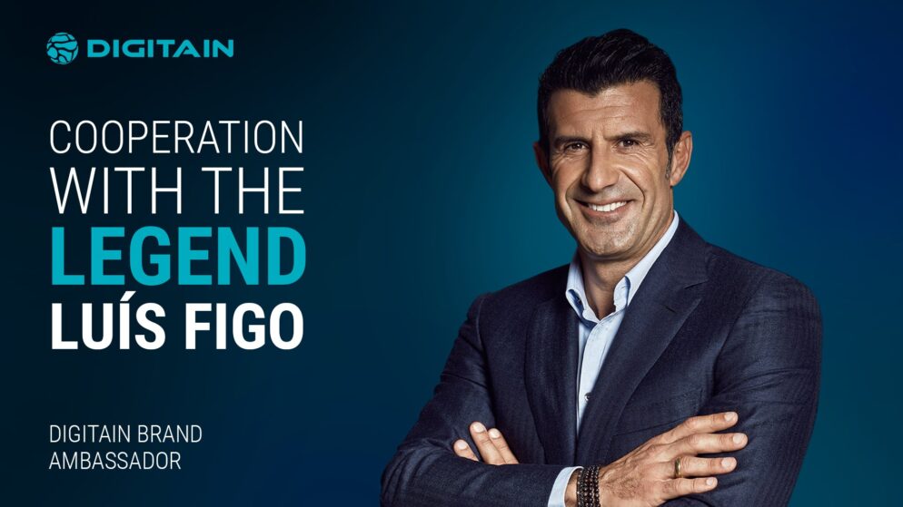 Digitain benoemt voetballegende Luís Figo als officiële merkambassadeur