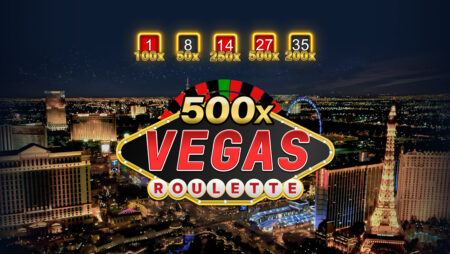 Het nieuwe Vegas Roulette 500x live casinospel van Amusnet Interactive voegt opwinding toe aan elke draai aan het roulettewiel