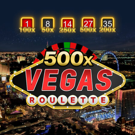 Het nieuwe Vegas Roulette 500x live casinospel van Amusnet Interactive voegt opwinding toe aan elke draai aan het roulettewiel