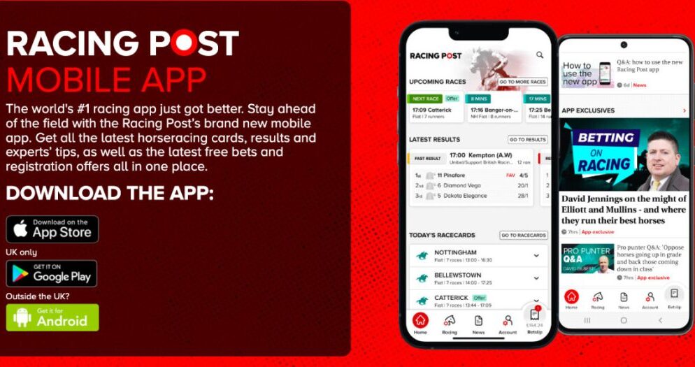 Racing Post lanceert nieuwe app met volledige dekking in de VK