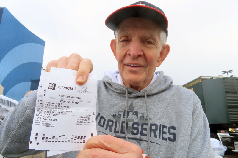 Mattress Mack wint recordbrekende $ 75 miljoen nadat Astros de World Series 2022 heeft gewonnen