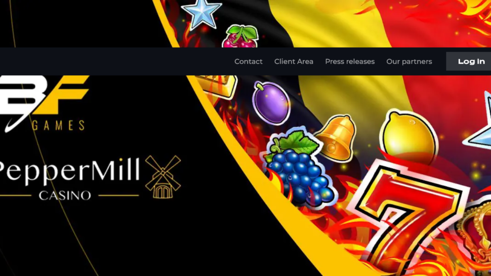 BF Games rolt dobbelspellen uit met PepperMill Casino in België