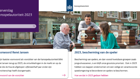 Kansspelautoriteit publiceert jaarverslag