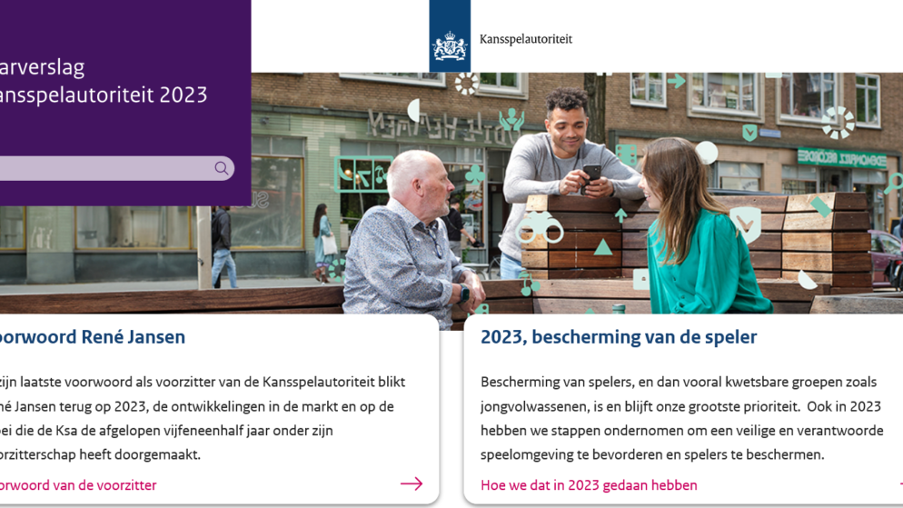Kansspelautoriteit publiceert jaarverslag