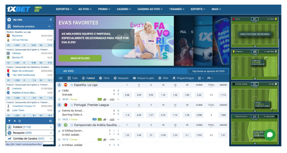Eva’s Saoedische verleidingen, de in-play-gegevens van Sportradar van wedstrijden in Saoedi-Arabië, waar kansspelen illegaal is, verschijnen op kansspelwebsites.
