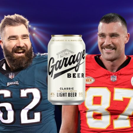 De Kelce Brothers doen hun eerste gezamenlijke investering in garage bier !