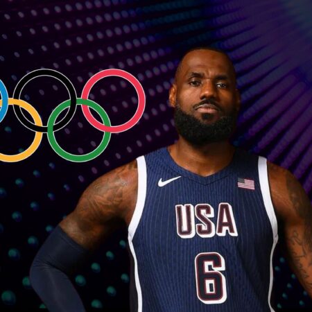 LeBron James benoemd tot vlaggendrager van team USA voor de Olympische Spelen in Parijs