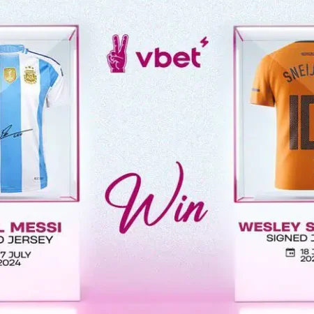 VBET gaat gesigneerde Shirts van Messi en Sneijder verloten tijdens iGB L!VE