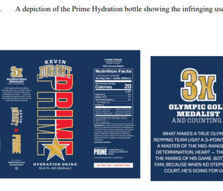Het Amerikaanse Olympisch Comité klaagt Prime aan wegens handelsmerk inbreuk