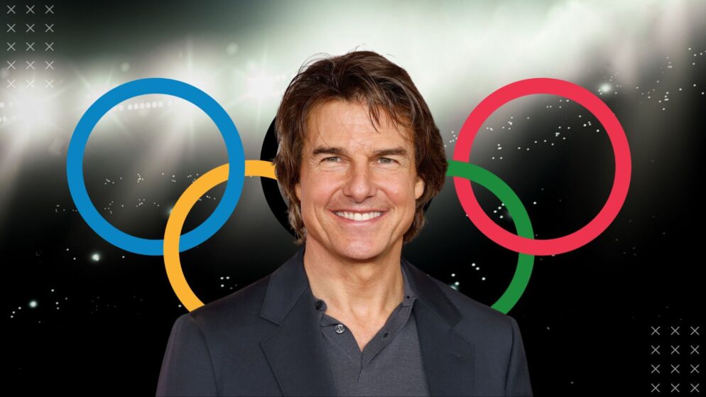 Tom Cruise sluit Olympische Spelen af met wilde stunt