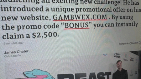 Tiener onthult massale nep-gamingsites die ten onrechte beweren dat ze door MrBeast en andere influencers worden aanbevolen
